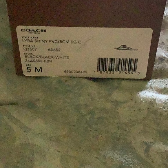 Coach Lyra Shiny PVC Flops - Picture 5 of 5